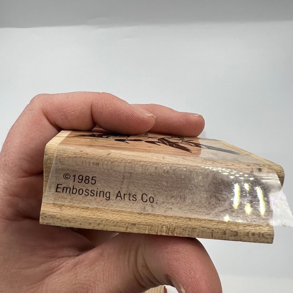 Vintage Lot Rubber Stamps Paper Crafts 14 Pieces Junk Journaling - Picture 4 of 11